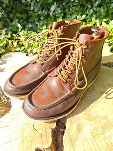 Russell Moccasin Bird Shooter Boots 7.5 E Brown Single Vamp - Picture 1 of 23