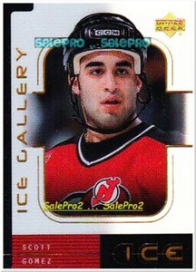UD ICE 2000 SCOTT GOMEZ NHL NEW JERSEY DEVILS STAR MINT ICE GALLERY #IG5