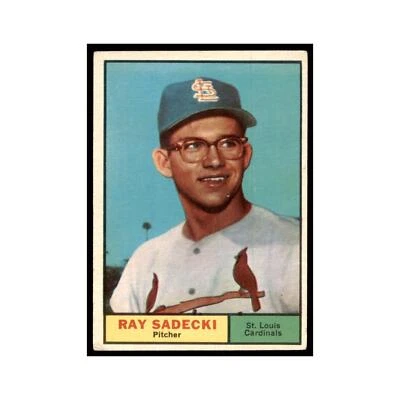 1961 Topps Ray Sadecki Cardinals #32 - Image 1 of 3