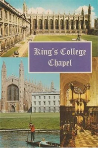 King's College Chapel Cambridge UK  Photo Tour Description Map Vint Booklet 1971 - Picture 1 of 2