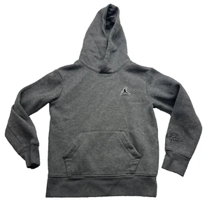 VTG 90’s Y2K Jordan Hoodie Embroidered Sweatshirt Youth Small Signature Sleeve - Picture 1 of 8