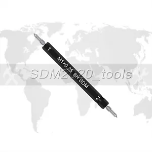 1 PC M1 × 0.25 mm 6H right-hand thread Screw plug gauge GO NO-GO Gage - Picture 1 of 4