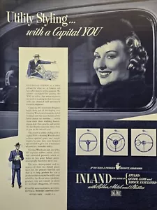 Anuncio impreso vintage 1940 Inland Division plástico caucho metal Dayton OH Clark NJ - Imagen 1 de 4
