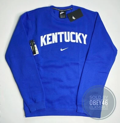 Nike NCAA Kentucky Wildcats Crewneck Sweater Sweatshirt Size M NWT BQ8500-480 - Image 1 of 3