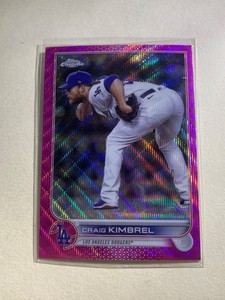 2022 Topps Chrome Update Purple Refractor Craig Kimbrel #USC83 Dodgers