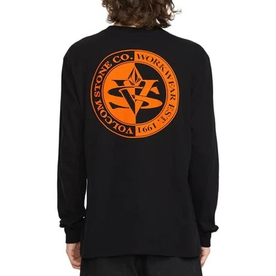 Volcom Excavator L/S T-Shirt - Black - Image 1 of 4