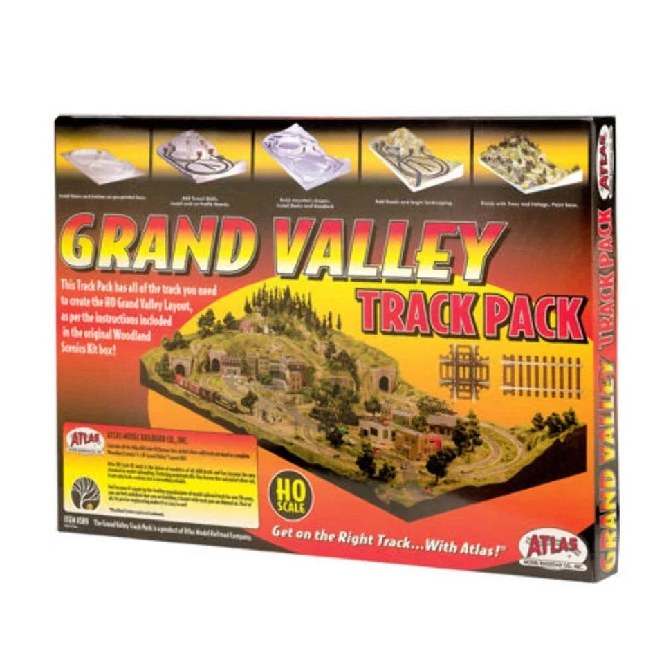 Atlas HO Scale Grand Valley Track Pack #589~NEW in BOX - Image 1 of 1