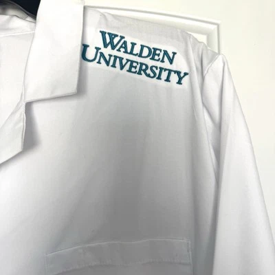 Walden University вышитый белый Lab пальто - Изображение 1 из 4