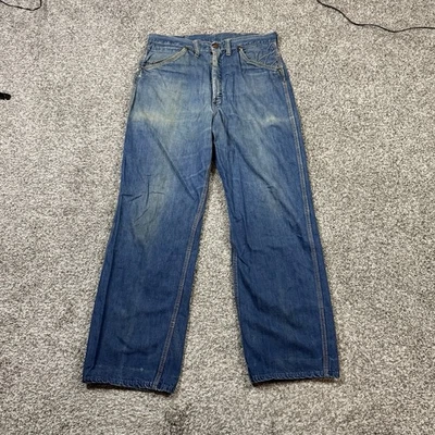 Pantalones de mezclilla Big Mac Carpenter vintage años 50 sanforizados para hombre 33x29 granja desgastados Foto 1 de 4
