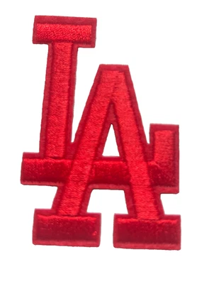 LA DODGERS - LOGO ROJO - BÉISBOL - Parche bordado para planchar/coser Foto 1 de 2