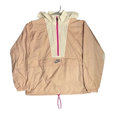 Chaqueta pulóver empacable Nike para mujer en beige marfil pálido talla XS Foto 1 de 4