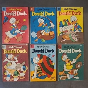 Walt Disney's Donald Duck 1956 Dell Comics Carl Barks Disney ($5 Each) - Foto 1 di 13