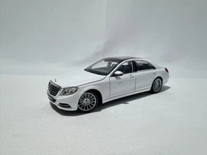 1:24 Mercedes-Benz S-Klasse W222 2014-2020 Weiß NEU OVP Modellauto Diecast - Bild 1 von 15