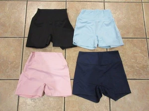 PANTALONES CORTOS MOTEROS PARA MUJER ~ Lote de 4 pares NUEVOS ~ Medianos ~ ELASTIZADOS ~ BICICLETA - Imagen 1 de 9