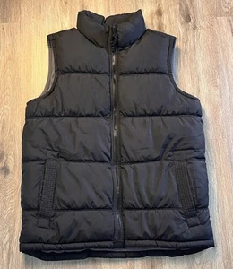 OLD NAVY Boy's Puffer Vest Size XL 14-16 black - Picture 1 of 7