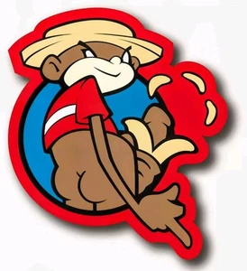 JOHNNY CHIMPO BIKER FUNNY RAT ROD HOT ROD MOTORCYCLE RAT FINK TOOLS GUNS STICKER - Picture 1 of 1