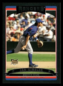 Ian Kinsler Rookie Texas Rangers 2006 Topps Update Black #632 SN /55 - Picture 1 of 2