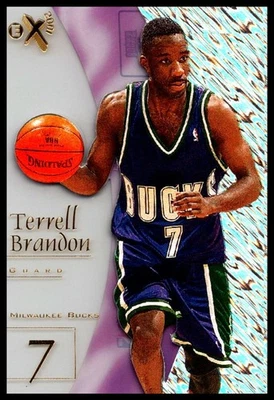 Terrell Brandon 1997-98 SkyBox E-X2001 #35 Milwaukee Bucks - Image 1 of 2
