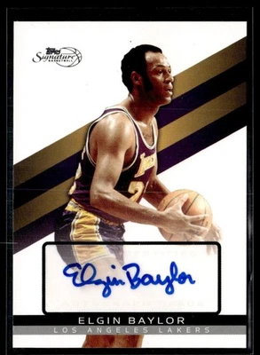 Autógrafos firma Topps 2008-09 Elgin Baylor automático 0386/1299 Los Ángeles Foto 1 de 2