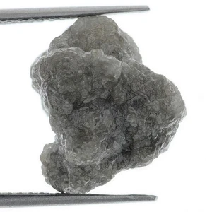 BIG Grey Color 9.64 Carat Real Natural Rough Loose Raw Diamond - Picture 1 of 2
