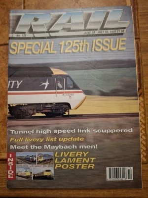 Rail magazine: No. 125: Jun28-Jul10  1990 : Special 125th Issue : (C) - Image 1 of 4