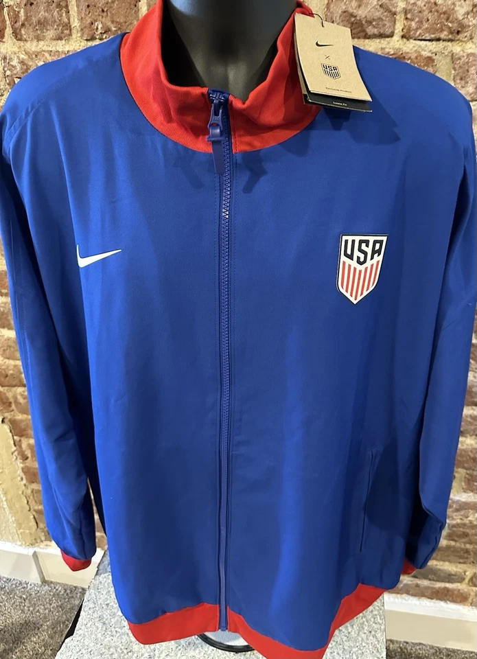 Nike Dri-Fit USMNT Strike Men’s Size 2XL Soccer Jacket FJ2910-417 USA