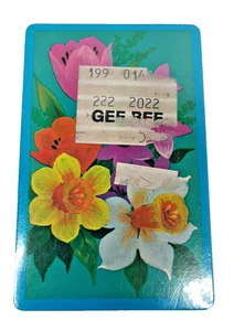 Daffodils & Tulips Us Playing Card Co.  Cello Sealed  Bee Gee   Playing Cards - Picture 1 of 6