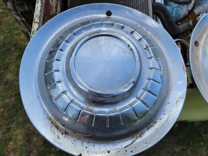 Four Vintage 1955 Plymouth Fury Belvedere 15" Hubcap Wheel Cover USED. - Picture 1 of 5