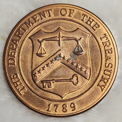 US Mint Denver Colorado 1789 The Department of The Treasury Commemorative Coin - Image 1 of 2