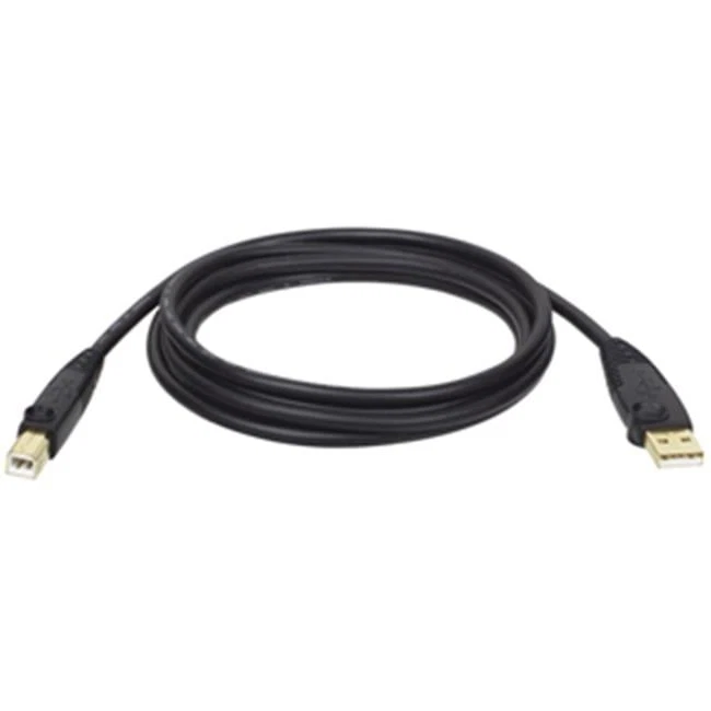 TRIPPLITE U022-010 A-Male to B-Male USB 2.0 Gold Cables 10-ft - Image 1 of 1