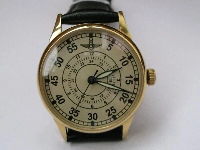 Big Raketa mechanical wrist watch Pilot, vintage movement Soviet/USSR - Image 1 of 4