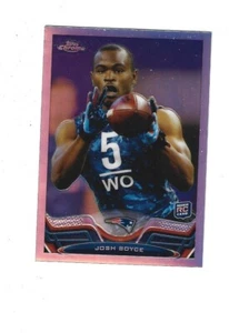 2013 Topps Chrome Rifractors #152 Josh Boyce RC NEW ENGLAND PATRIOTS - Foto 1 di 1