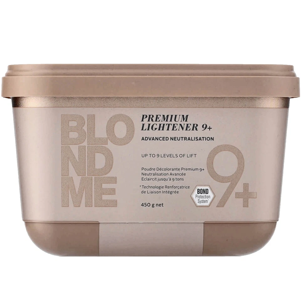 Schwarzkopf BlondMe Bond Enforcing Premium Aufheller 9+ staubfreies Pulver, rozj