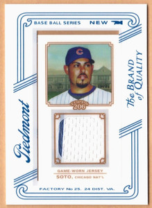 2010 Topps 206 / Mini Framed Relics Piedmont #TR-GS Geovany Soto [NM/MT]