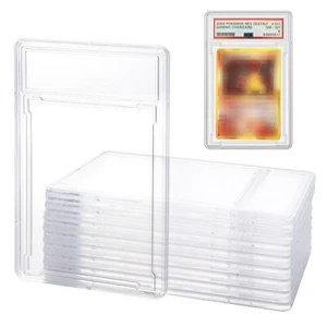 Pusty stopniowany uchwyt na karty styl PSA na 35pt kolekcjonerskie karty sportowe etui ochronne - Zdjęcie 1 z 10