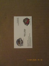 WPHL Odessa Jackalopes Vintage Defunct Team Logo Hockey Business Card