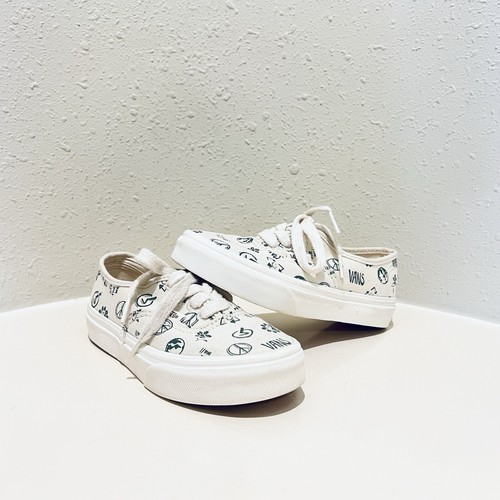 Sneakers Vans Big Kids unisex bianche oliva stringate taglia 13