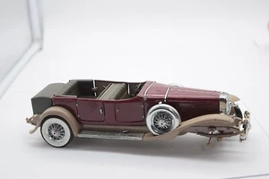 FRANKLIN MINT 1930 DUESENBERG J DERHAM TOURSTER ~ NO BOX Parts or Repair AS-IS - Picture 1 of 7