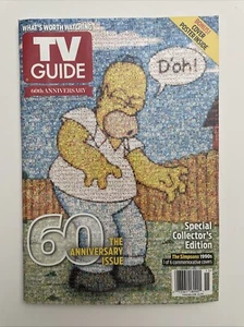 TV Guide April 8-21 2013 60th Anniversary THE SIMPSONS 1990s NO LABEL NEWSSTAND - Picture 1 of 2