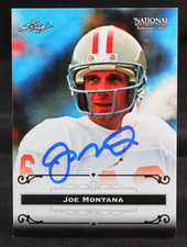 2012 Leaf National #JM1 Joe Montana San Francisco 49ers Autograph Beckett Authen