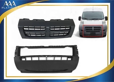 Parachoques delantero para Ram Promaster 1500-3500 2014-2018 parrilla superior con cubierta central Foto 1 de 4