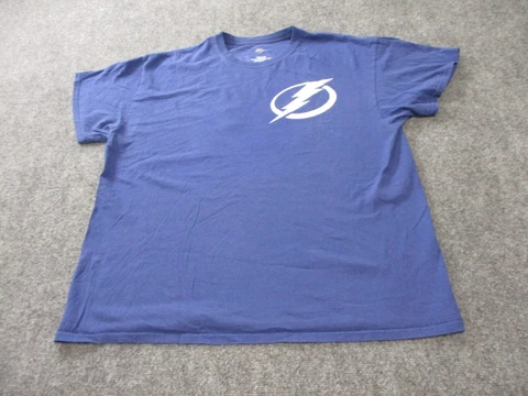Steven Stamkos Tampa Bay Lightning Shirt Adult Extra Large Blue NHL Cotton Mens* Cover