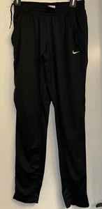Nike Athletic Dri-Fit Pants Women's Small Black Pockets Athleisure Gym Running - Picture 1 of 6
