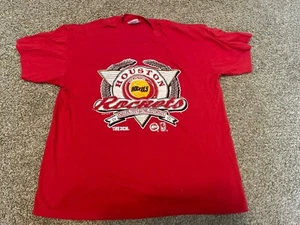 Vintage 90s NBA T-Shirt Houston Rockets 1992 Trench Made In USA XL Single Stitch - Bild 1 von 7