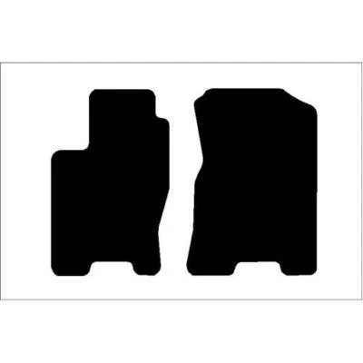 2件装前定制地毯脚垫适用于2009起亚博雷戈 — 第 1/4 张图片