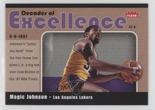 2007-08 Fleer Decades of Excellence Glossy Magic Johnson #2 HOF