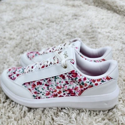 Ryka Casual Lace-Up Sneakers Astrid Print White Floral 9M Multicolored  - Image 1 of 4
