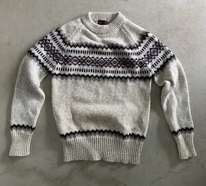 Vintage Boston Traders Wool Sweater - Size Men’s Medium M Southwest Aztec Farm - Picture 1 of 6