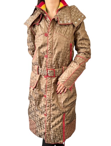 Cappuccio Christian Dior vintage trotter monogramma rasta #38 marrone rango AB+