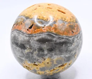 2.25" Bumble Bee Jasper Sphere Polished Natural Crystal Mineral Ball - Indonesia - Picture 1 of 6